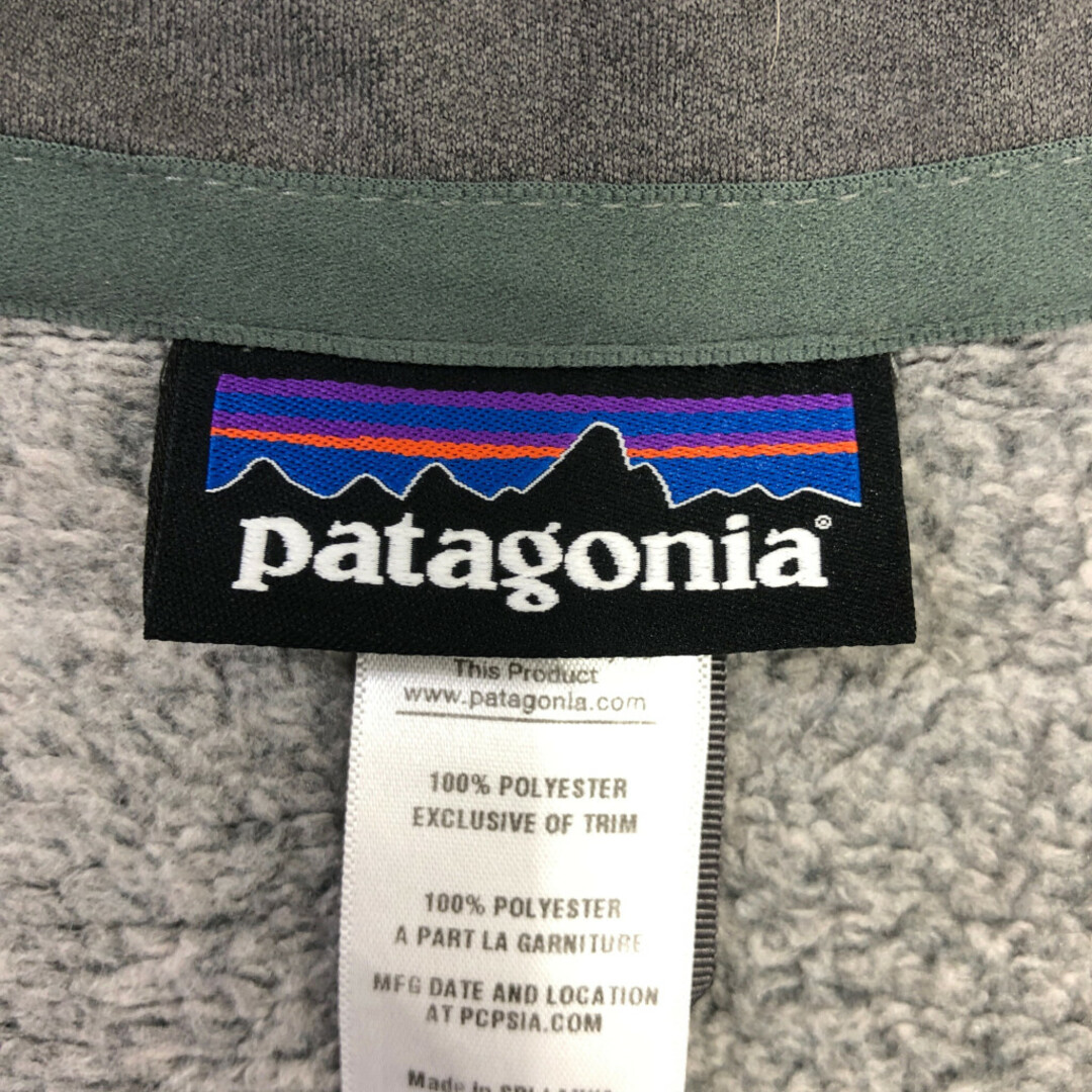 patagonia(パタゴニア)のpatagonia パタゴニア ベターセーター フリースベスト アウトドア グレー (メンズ L) 中古 古着 Q6644 メンズのトップス(ベスト)の商品写真