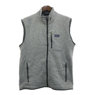 パタゴニア(patagonia)のpatagonia パタゴニア ベターセーター フリースベスト アウトドア グレー (メンズ L) 中古 古着 Q6644(ベスト)