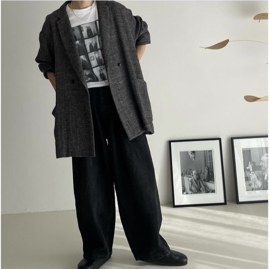 ARGUE(アギュー)のargue vintage black denim pants レディースのパンツ(デニム/ジーンズ)の商品写真