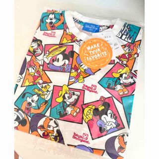 Disney - ディズニー メイクユアフェイバリット Tシャツ L 限定 紙袋