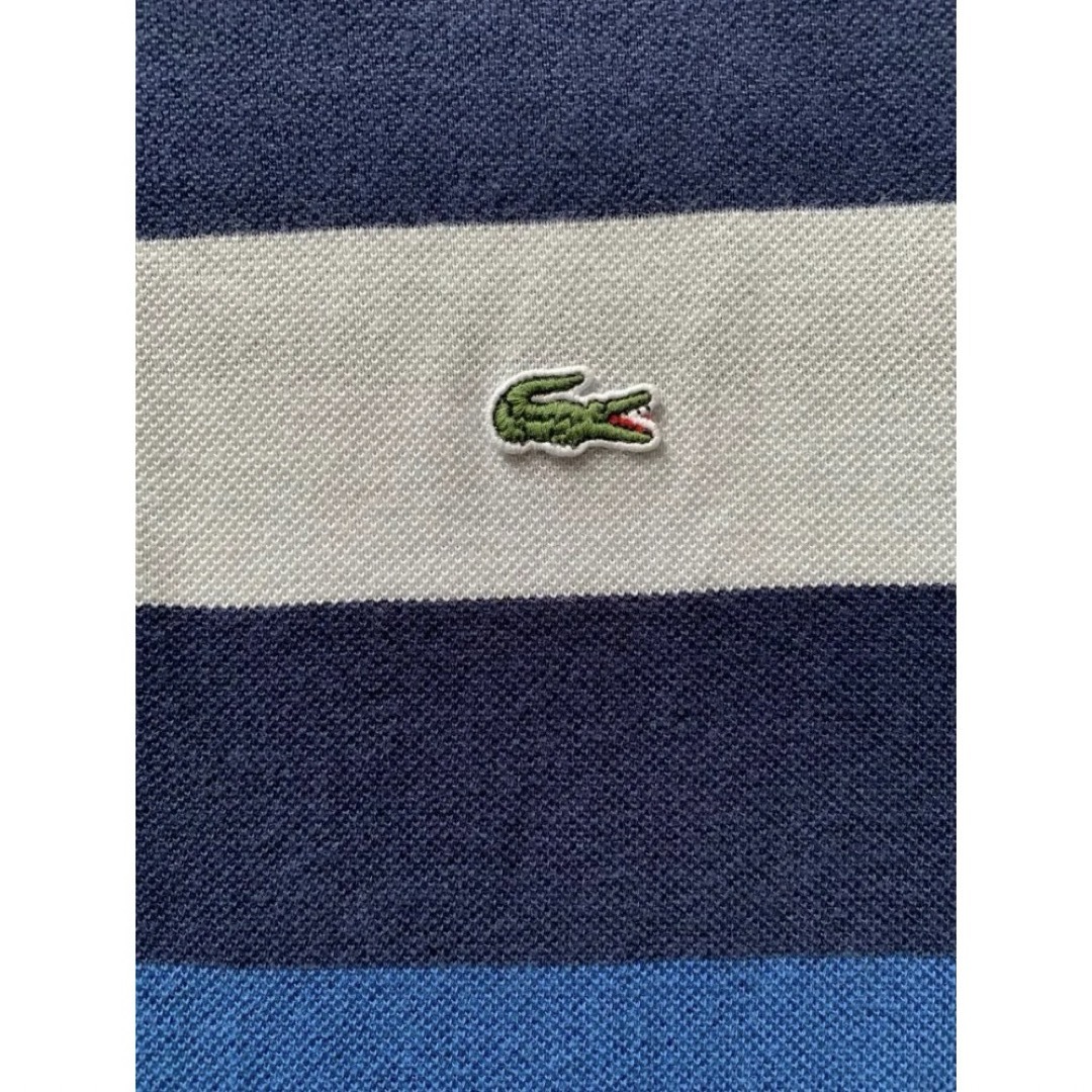 LACOSTE(ラコステ)のLACOSTE/ラコステ 半袖ボーダー ポロシャ ツ メンズのトップス(Tシャツ/カットソー(半袖/袖なし))の商品写真