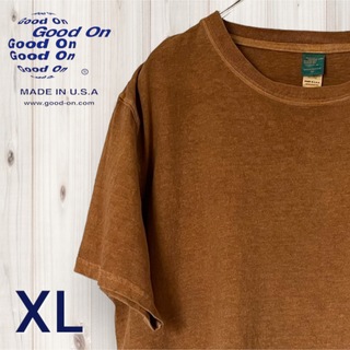 グッドオン(Good On)のGoodOn USAコットン Tシャツ XL オレンジ(Tシャツ/カットソー(半袖/袖なし))