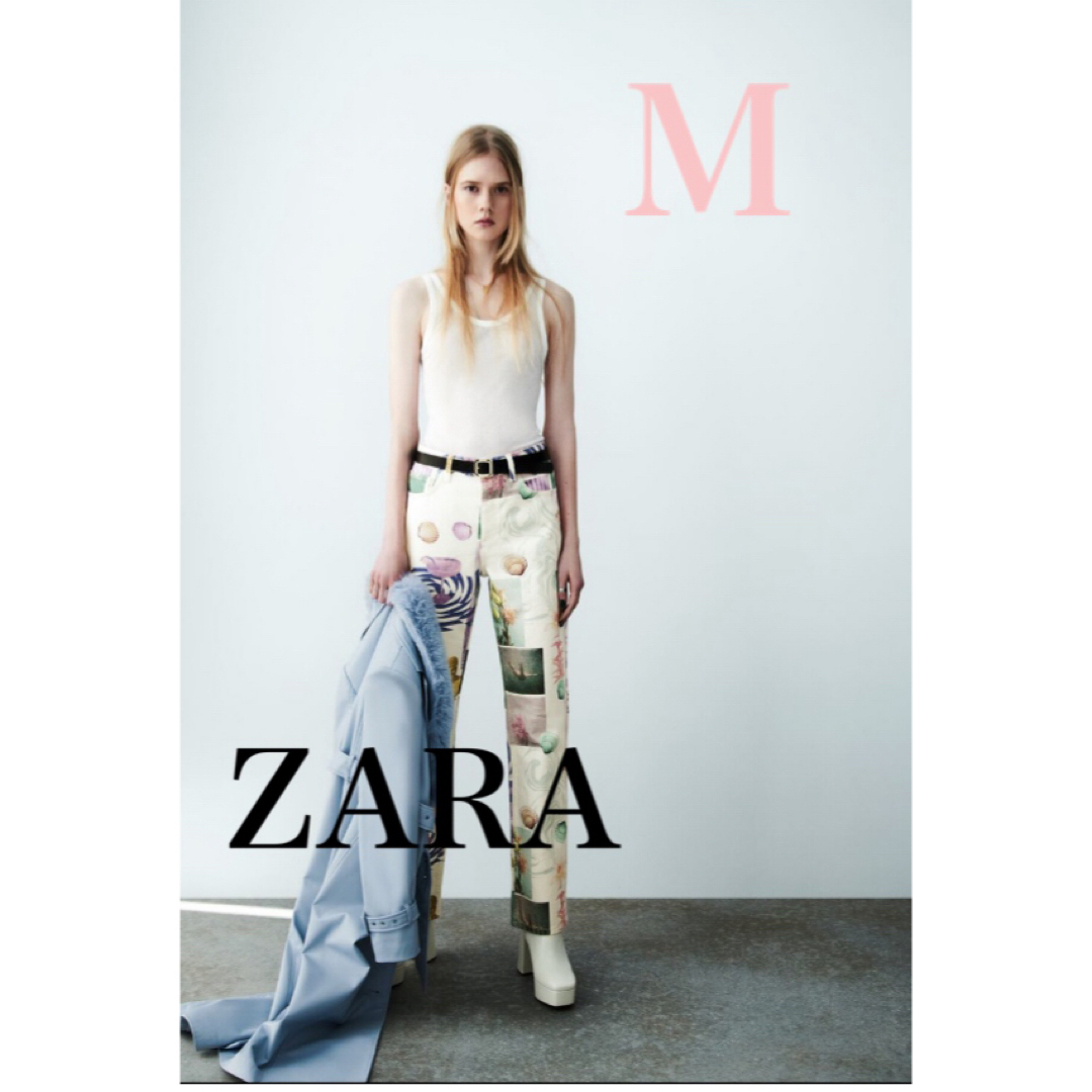 ZARA(ザラ)のZara デニム パンツ 36 レディースのパンツ(デニム/ジーンズ)の商品写真