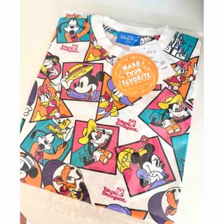 ディズニー(Disney)のディズニー メイクユアフェイバリット Tシャツ M 限定 紙袋(Tシャツ(半袖/袖なし))