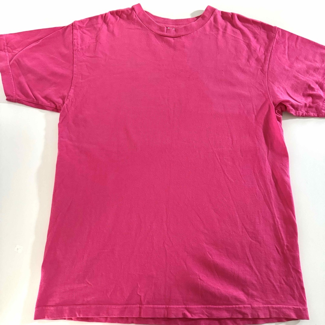 Printstar(プリントスター)の● PRINTSTAR 鮮やか ピンク Tシャツ 綿100% Lサイズ pink メンズのトップス(Tシャツ/カットソー(半袖/袖なし))の商品写真