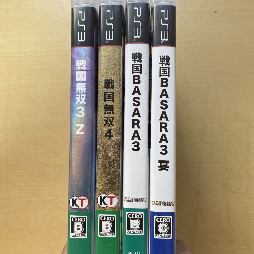 PlayStation3(プレイステーション3)の戦国無双3Z　戦国無双4　戦国BASARA3　戦国BASARA3宴　PS3 エンタメ/ホビーのゲームソフト/ゲーム機本体(家庭用ゲームソフト)の商品写真