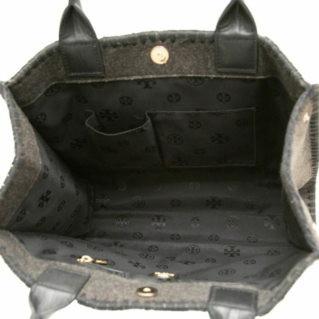 Tory Burch(トリーバーチ)のトリーバーチ ハンドバッグ トートバッグ ジャンボ ステッチ ウール レザー レディースのバッグ(ハンドバッグ)の商品写真