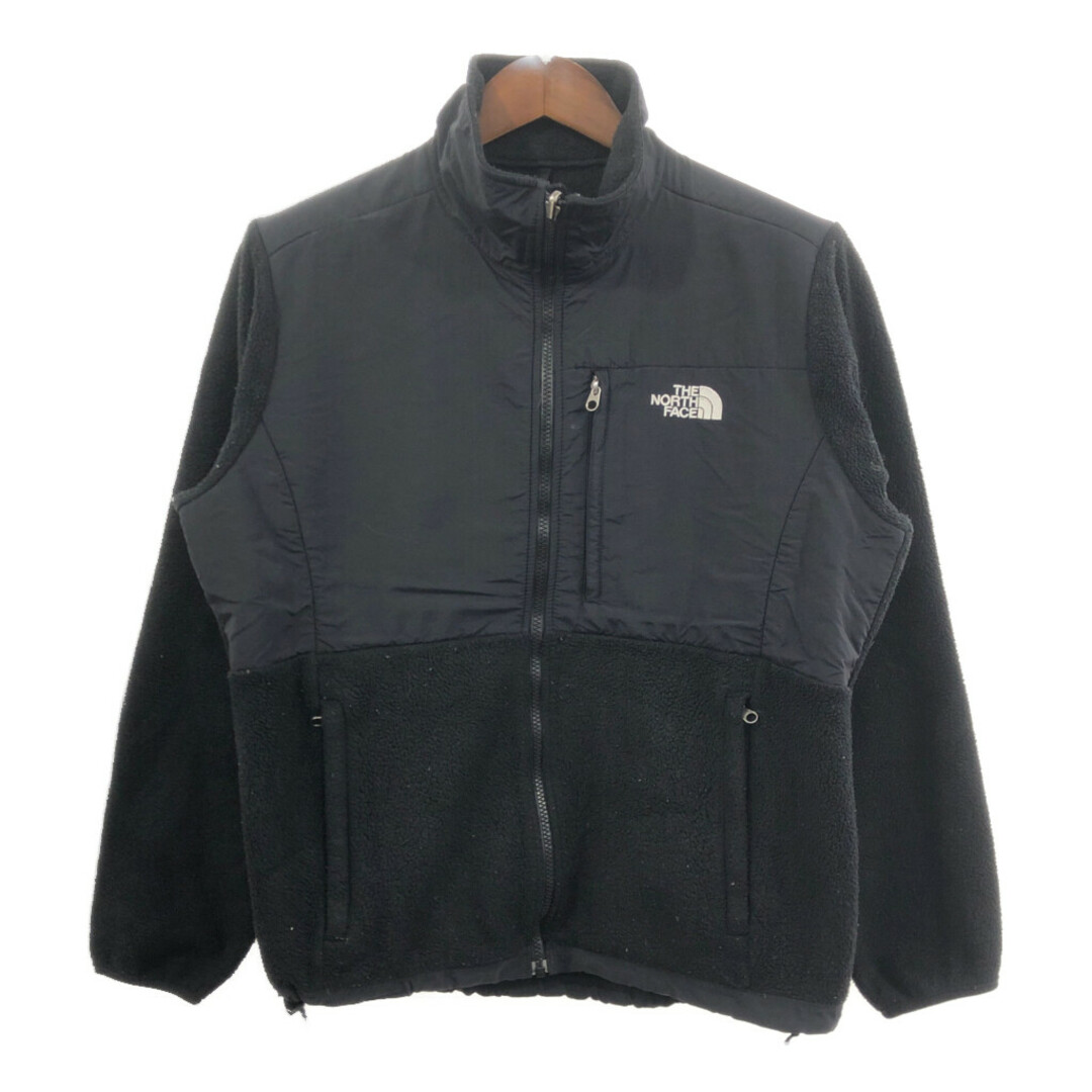 THE NORTH FACE(ザノースフェイス)のTHE NORTH FACE ノースフェイス Denali デナリ フリースジャケット アウトドア ブラック (レディース L) 中古 古着 Q6652 レディースのジャケット/アウター(その他)の商品写真