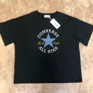 新品 CONVERSE コンバース レディース 半袖 Tシャツ 黒 M シャツ