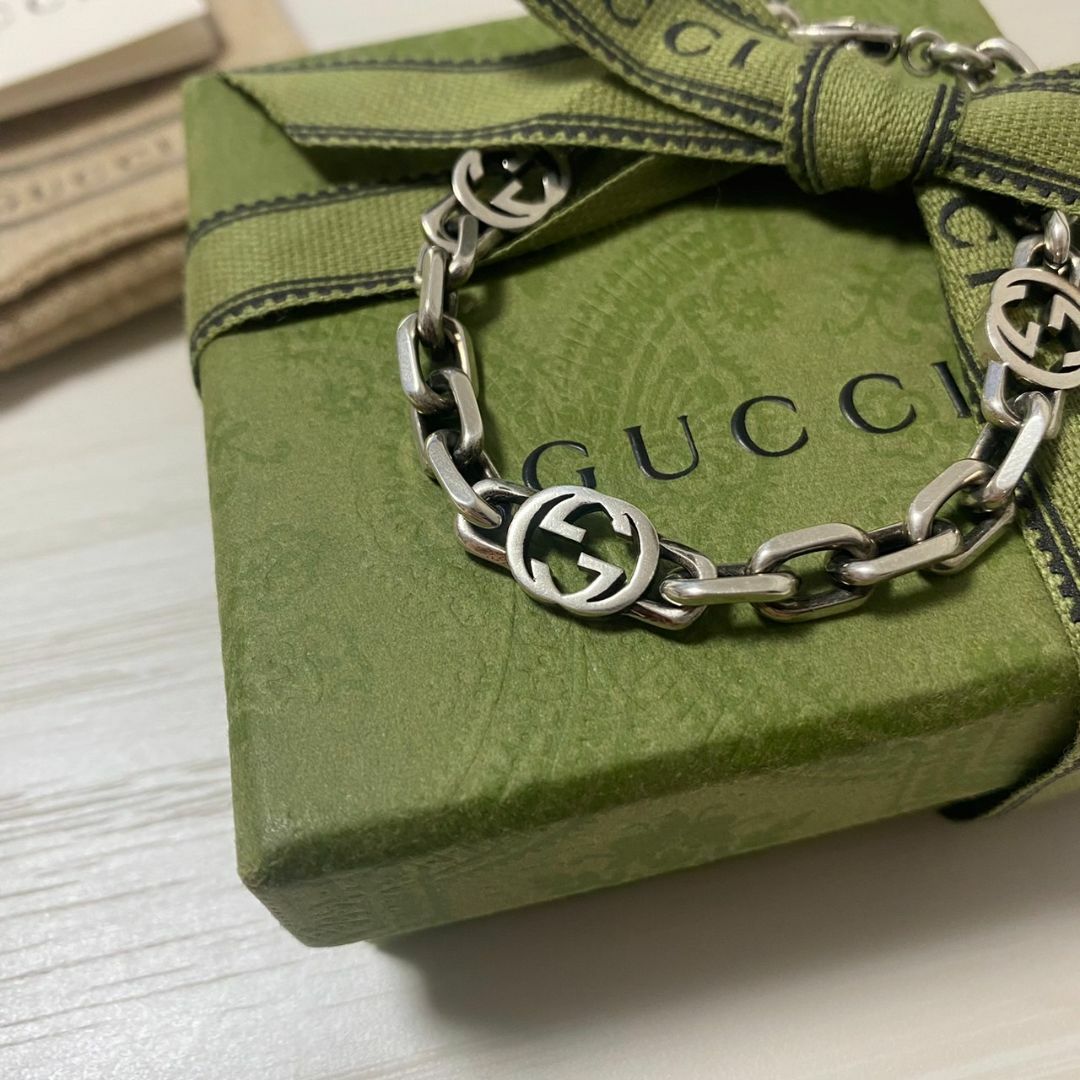 Gucci(グッチ)のGucci グッチ　SILVER シルバー ブレスレット　Ag925 レディースのアクセサリー(ブレスレット/バングル)の商品写真