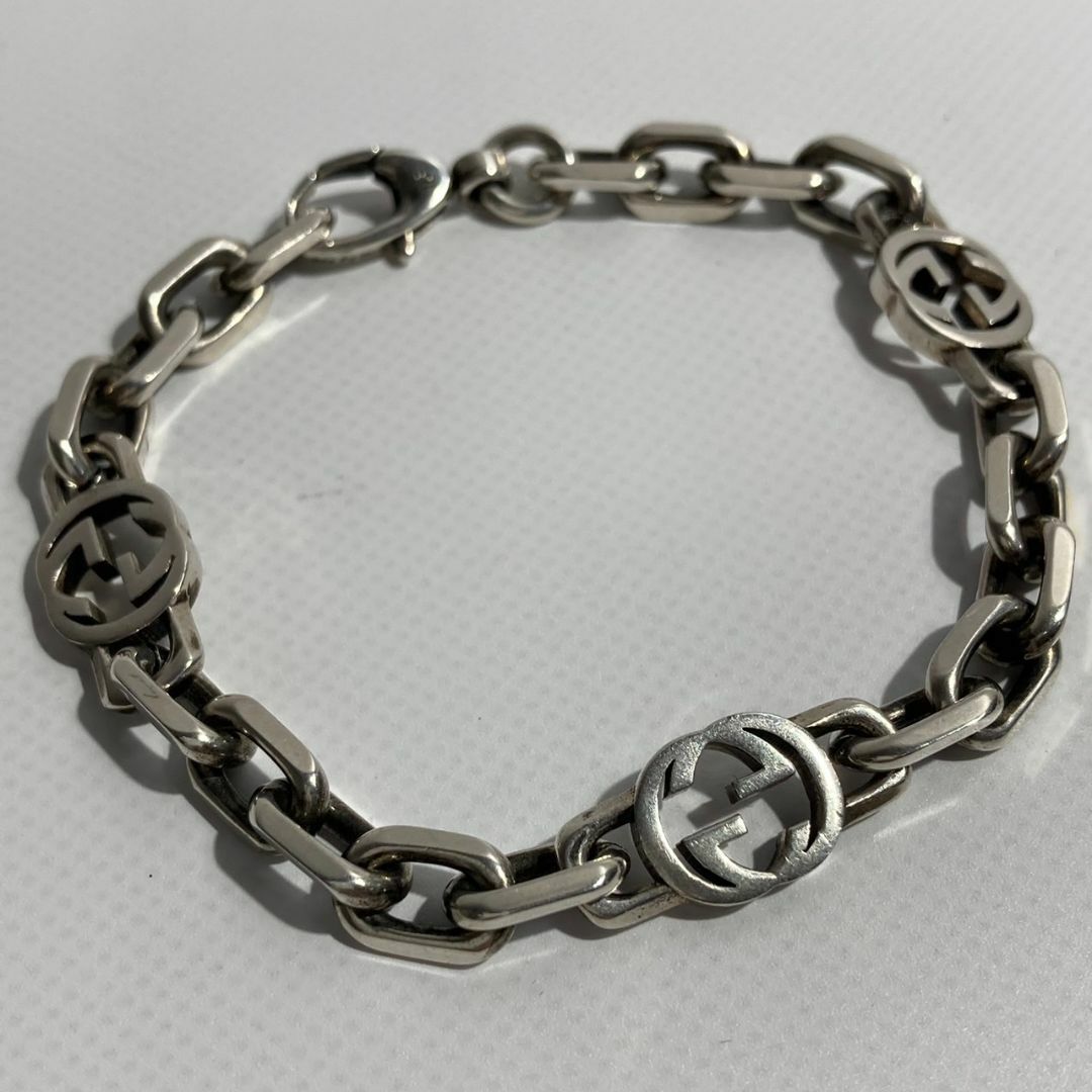 Gucci(グッチ)のGucci グッチ　SILVER シルバー ブレスレット　Ag925 レディースのアクセサリー(ブレスレット/バングル)の商品写真