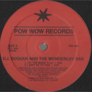 【廃盤12inch】D.J. Duquan And The Wonderluv (その他)