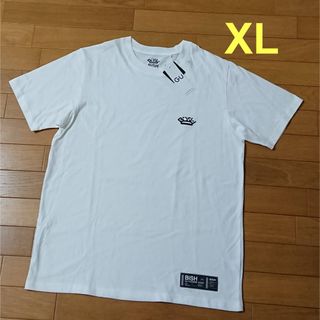 新品☆LL GU BISH コラボ Tシャツ 白 半袖 トップス レア メンズ