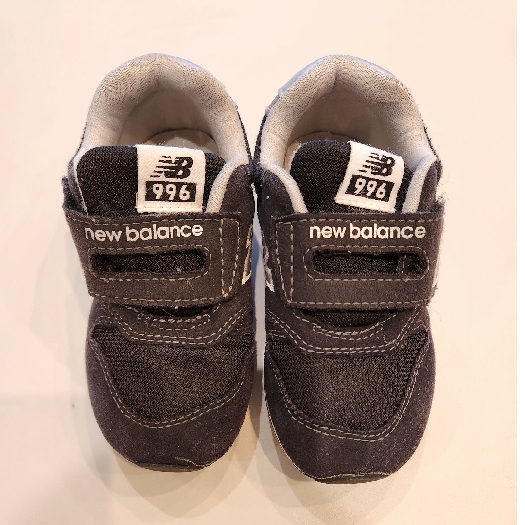 New Balance(ニューバランス)のニューバランス黒15.5㎝ キッズ/ベビー/マタニティのキッズ靴/シューズ(15cm~)(スニーカー)の商品写真