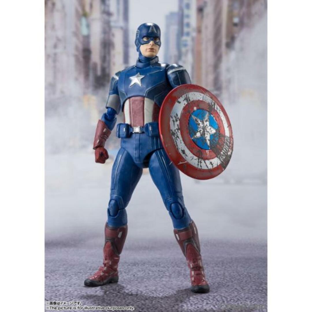 Edition(エディション)のS.H.Figuarts(フィギュアーツ) キャプテン・アメリカ -AVENGERS ASSEMBLE EDITION-(アベンジャーズ) 完成品 可動フィギュア バンダイスピリッツ エンタメ/ホビーのフィギュア(アメコミ)の商品写真