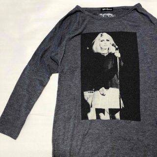 ヒステリックグラマー(HYSTERIC GLAMOUR)の【美品】ヒステリックグラマー×BLONDIE 変形カットソー ロンT 日本製 F(カットソー(長袖/七分))