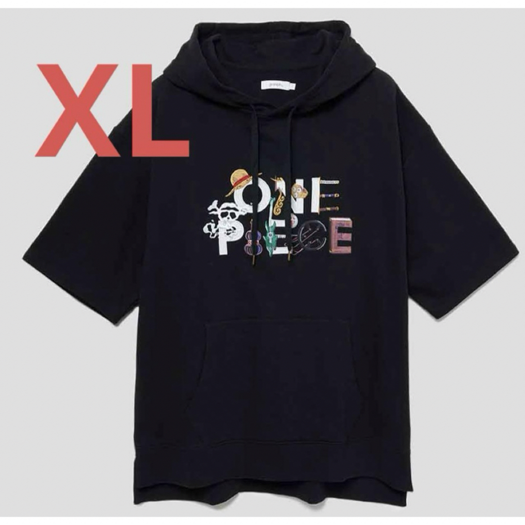 Design Tshirts Store graniph(グラニフ)のグラニフ  XLサイズ　ワンピース　コラボ　ビッグシルエット　半袖　パーカー メンズのトップス(パーカー)の商品写真