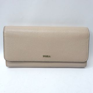 フルラ(Furla)のフルラ 長財布 二つ折り ピンクベージュ Ft1183961 中古(財布)