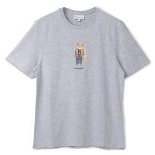 メゾンキツネ(MAISON KITSUNE')のメゾンキツネ/MAISON KITSUNE シャツ アパレル メンズ DRESSED FOX REGULAR TEE SHIRT Tシャツ GREY MELANGE LM00111KJ0008-0001-H120 _0410ff(Tシャツ/カットソー(半袖/袖なし))