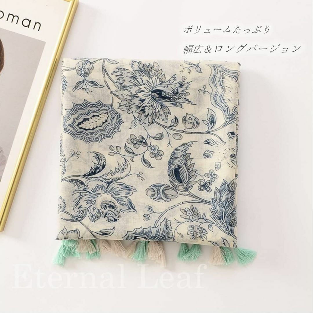 【色: 03.リーフグリーン】[Eternal Leaf] タッセル付き ストー レディースのファッション小物(その他)の商品写真