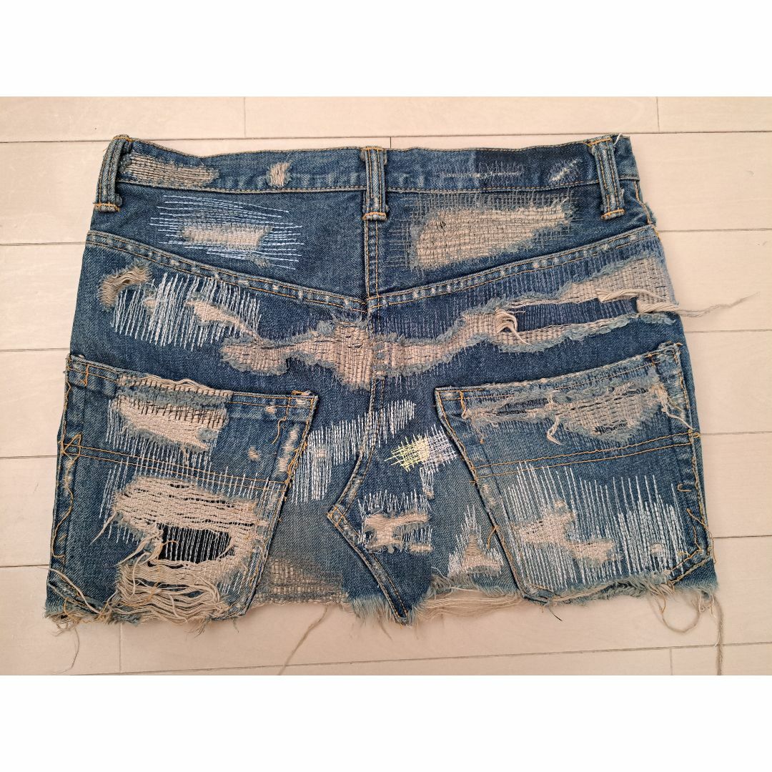 UNDERCOVER - UNDER COVER 85 05aw クラッシュリペア加工 デニム UNDERCOVER - UNDER COVER 85 05aw クラッシュリペア加工 デニム