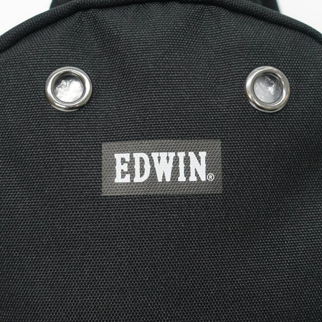 【色: ブラック】[エドウィン] ボディバッグ 無地 フェイドカモ 迷彩 左右両 メンズのバッグ(その他)の商品写真