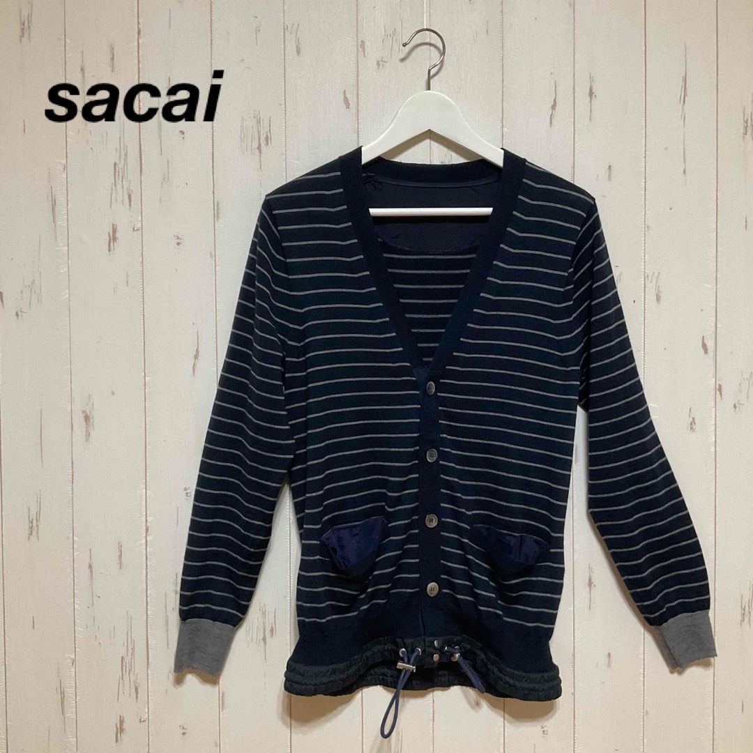 sacai(サカイ)のサカイ　sacai   カーディガン　サイズ1 メンズのトップス(カーディガン)の商品写真