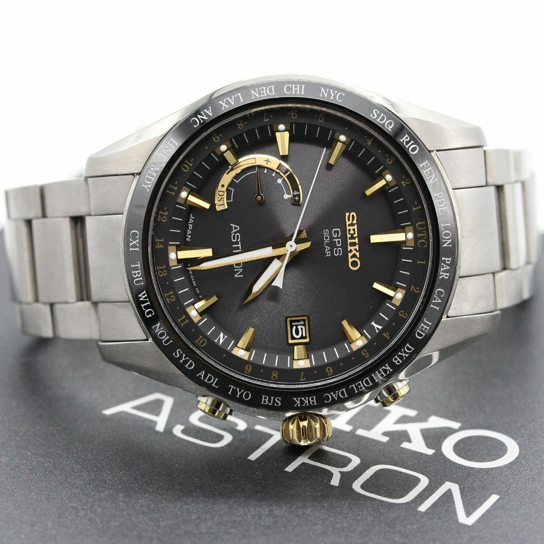 SEIKO(セイコー)の【美品】セイコー　アストロン　腕時計　ソーラー　メンズ　A04979 メンズの時計(腕時計(アナログ))の商品写真