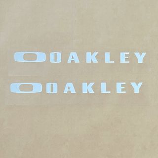 オークリー(Oakley)のOAKLEY オークリー カッティングステッカー◆白グロス◆2点◆(サーフィン)