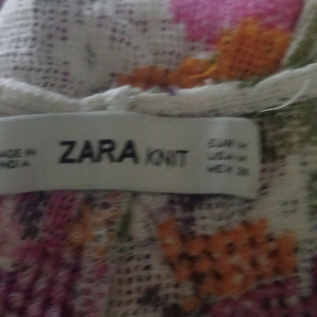 ZARA(ザラ)のzara ニットジャンプスーツ　オールインワン レディースのパンツ(サロペット/オーバーオール)の商品写真