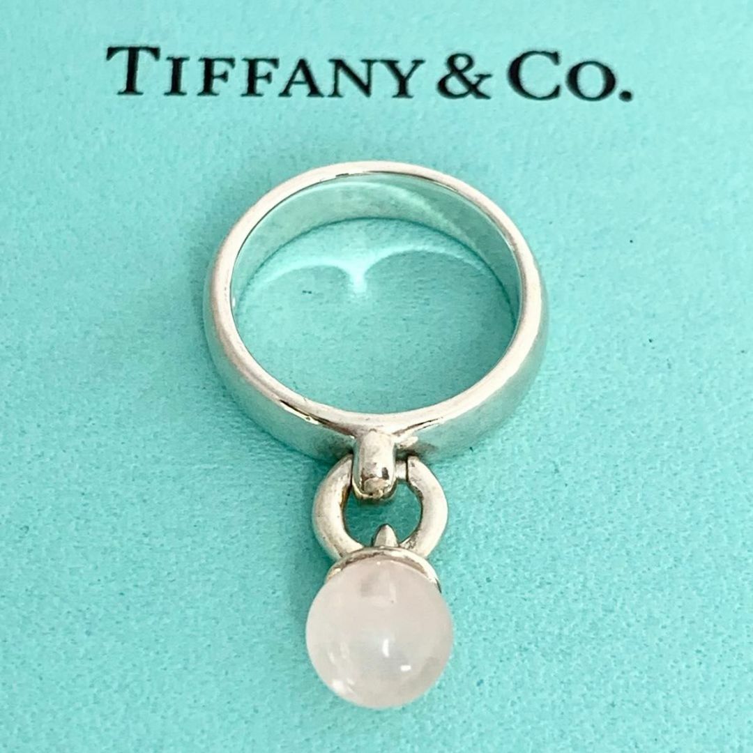 Tiffany & Co.(ティファニー)のティファニー リング ボール ダングル ドアノック ローズクォーツ x26 レディースのアクセサリー(リング(指輪))の商品写真