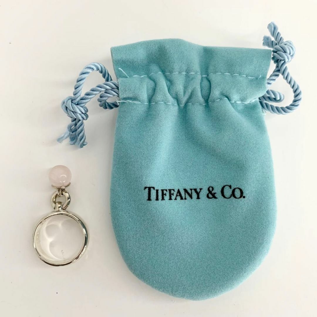 Tiffany & Co.(ティファニー)のティファニー リング ボール ダングル ドアノック ローズクォーツ x26 レディースのアクセサリー(リング(指輪))の商品写真