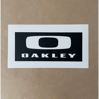 オークリー(Oakley)の[15㎝]OAKLEY オークリー BOXカッティングステッカー◆黒グロス◆(サーフィン)