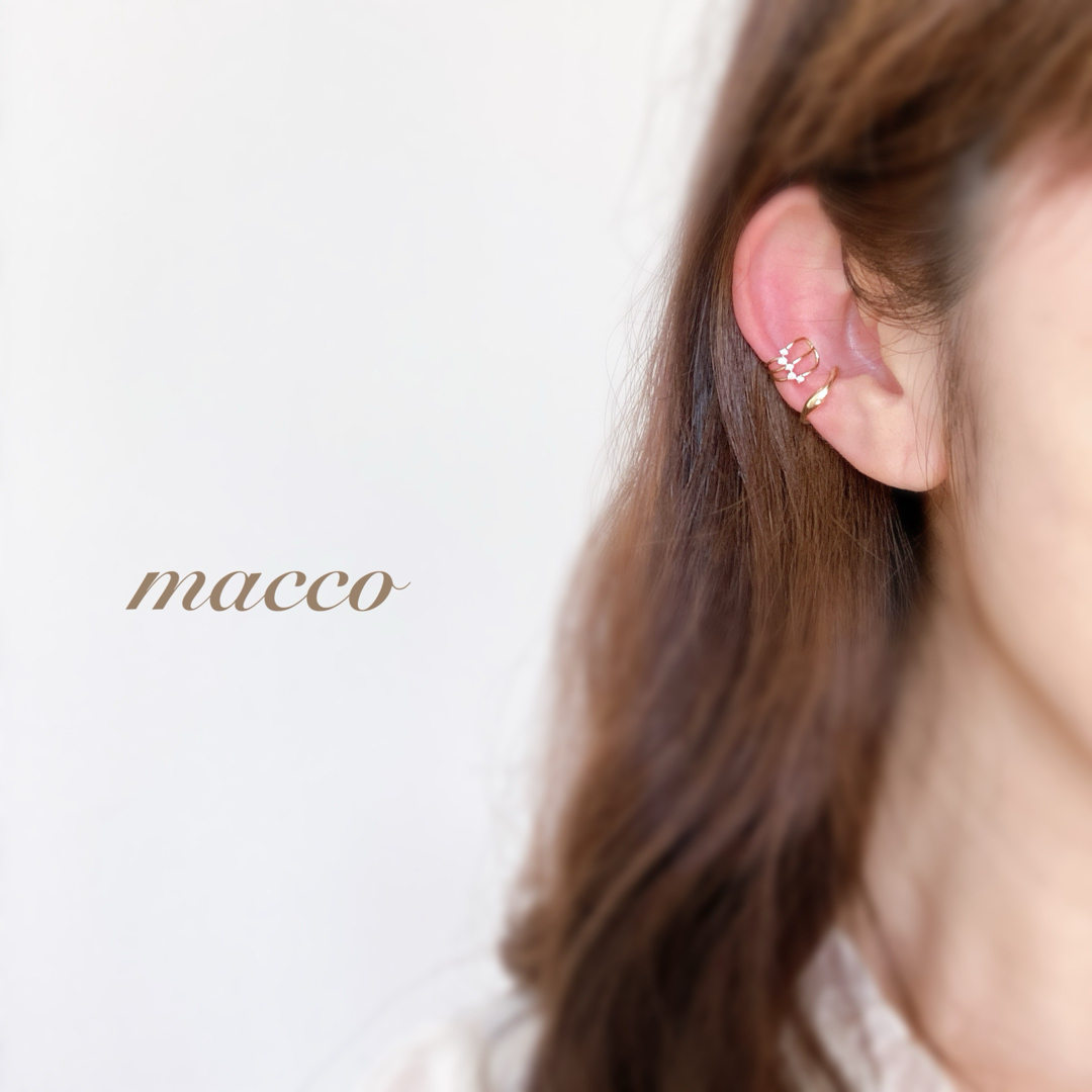 イヤーカフ　No.1606 handmade pierce ハンドメイドピアス ハンドメイドのアクセサリー(ピアス)の商品写真