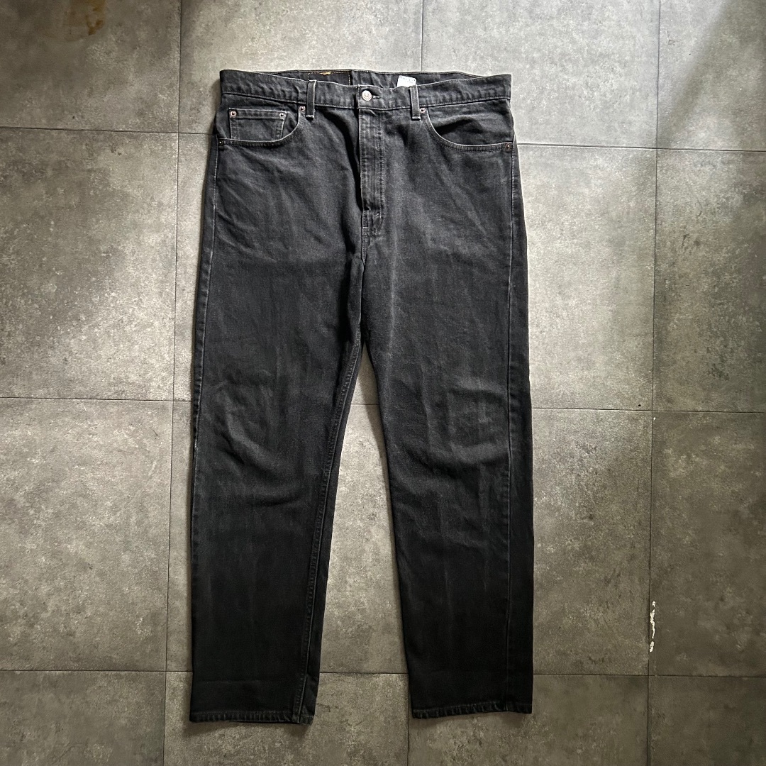 90's Levi's 505-4858 先染め ブラックデニムパンツ “MADE IN