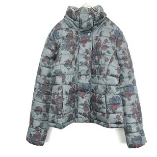 ギャップ GAP 花柄 総柄 中綿入り  ナイロン ジャケット  XXS