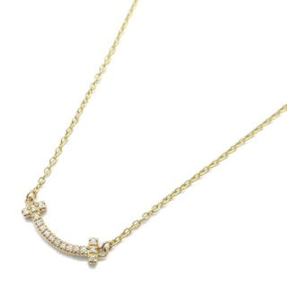 ティファニー(Tiffany & Co.)のティファニー Tスマイル ミニ ダイヤ ネックレス ネックレス(ネックレス)
