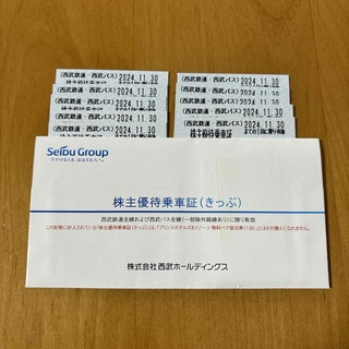 【匿名配送】西武鉄道・西武バス　乗車券