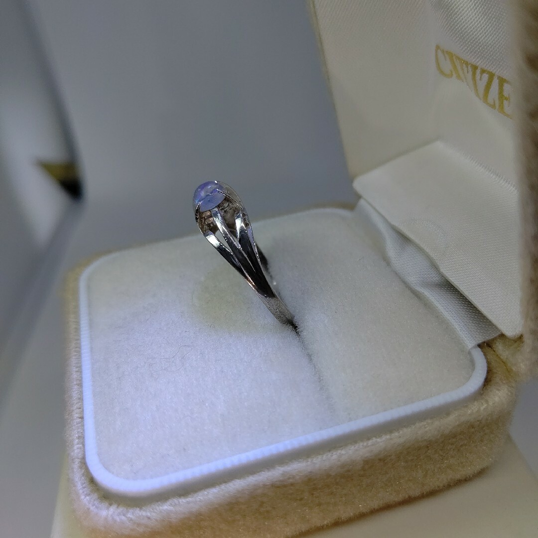 アンティーク オパール 天然石 silverリング 刻印 レディースのアクセサリー(リング(指輪))の商品写真