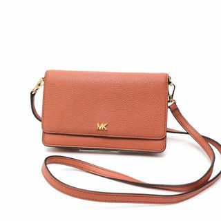 マイケルコース(Michael Kors)のマイケルコース お財布 ショルダーバッグ スマホショルダー ポシェット ピンク(ショルダーバッグ)