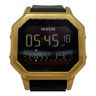 ニクソン(NIXON)の◎◎NIXON ニクソン サイレン SS クォーツ レディース 腕時計  A1211-513-00 ブラック x ゴールド(腕時計)
