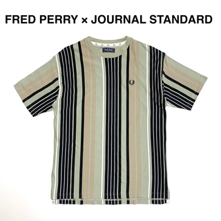 FRED PERRY - ☆良品 フレッドペリー ジャーナルスタンダード 別注 月桂樹 刺繍ロゴ Tシャツ