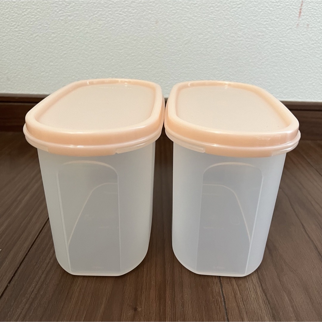 TupperwareBrands(タッパーウェア)のタッパーウェア Tupperware  未使用MM だ円　楕円　２個セット  インテリア/住まい/日用品のキッチン/食器(容器)の商品写真