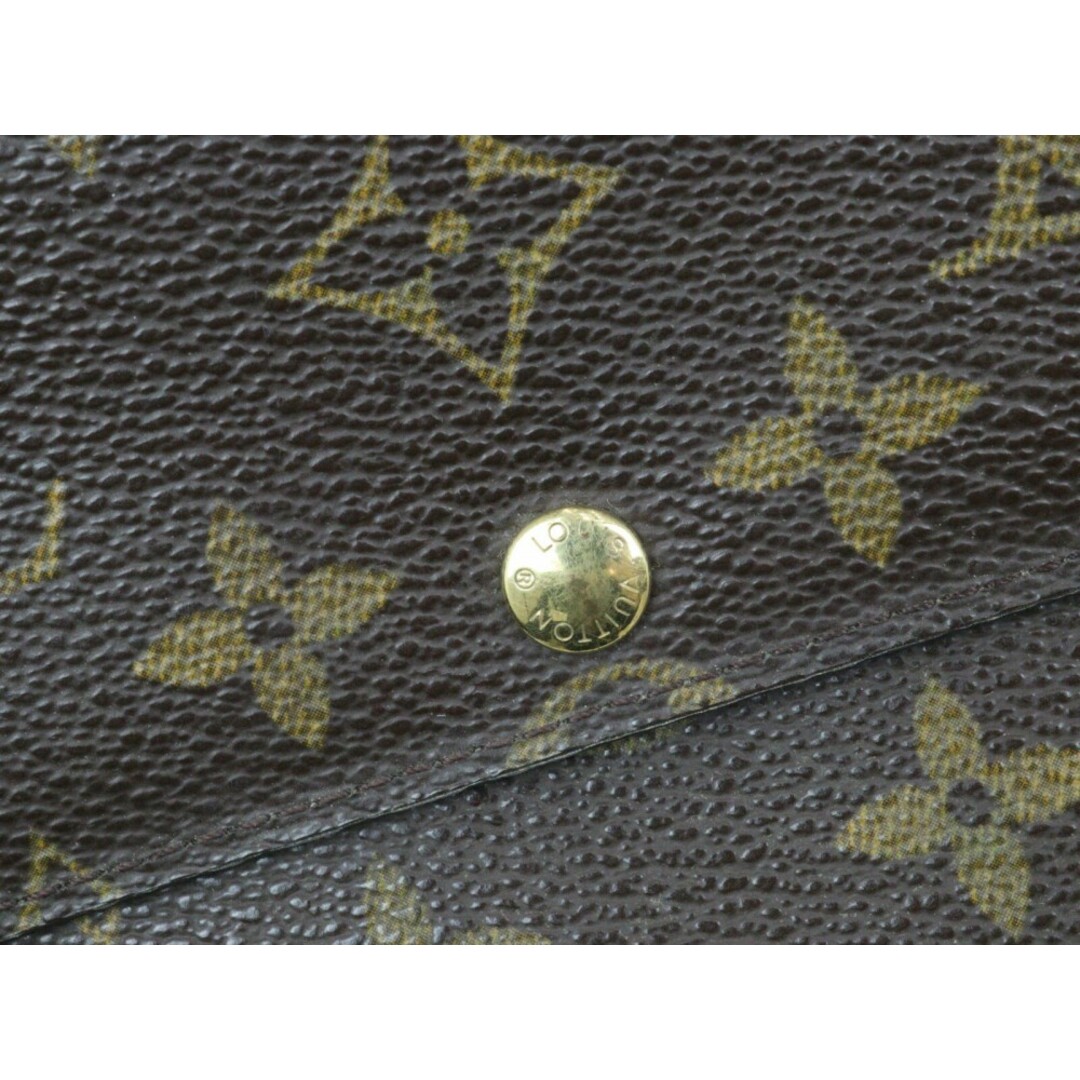 LOUIS VUITTON(ルイヴィトン)のLOUIS VUITTON ルイヴィトン ポルトモネ・クレディ M61725 モノグラム ブラウン レディース メンズ ウィメンズ ユニセックス ブランド LV 人気 定番 長財布 ボタン式 旧型【中古】松前R56号店 レディースのファッション小物(財布)の商品写真