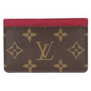 ルイヴィトン(LOUIS VUITTON)のLOUIS VUITTON ルイヴィトン ポルトカルト・サーンプル M60703 モノグラム ブラウン×フューシャ レディース ウィメンズ ユニセックス ブランド LV 人気 定番 小物 カード入れ 名刺入れ【中古】松前R56号店(名刺入れ/定期入れ)