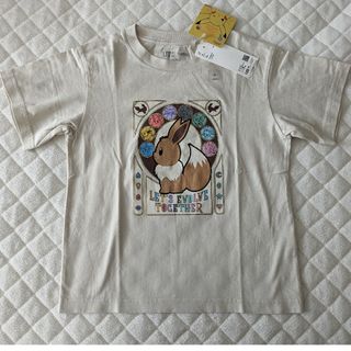 ユニクロ(UNIQLO)のユニクロ　半袖Tシャツ　120 イーブイ　ブイズ(Tシャツ/カットソー)