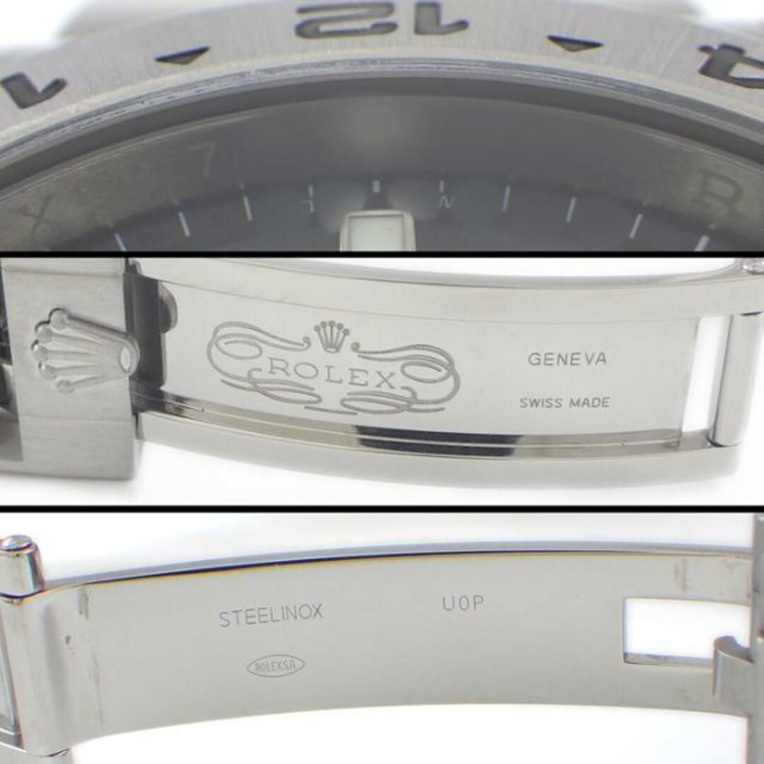ROLEX(ロレックス)のロレックス Rolex 腕時計 エクスプローラー2 216570 ルーレット刻印 ランダムシリアル デイト 夜光針・インデックス GMT 3針 ブラック文字盤 黒 SS 自動巻き 【箱・保付き】 【中古】 メンズの時計(腕時計(アナログ))の商品写真