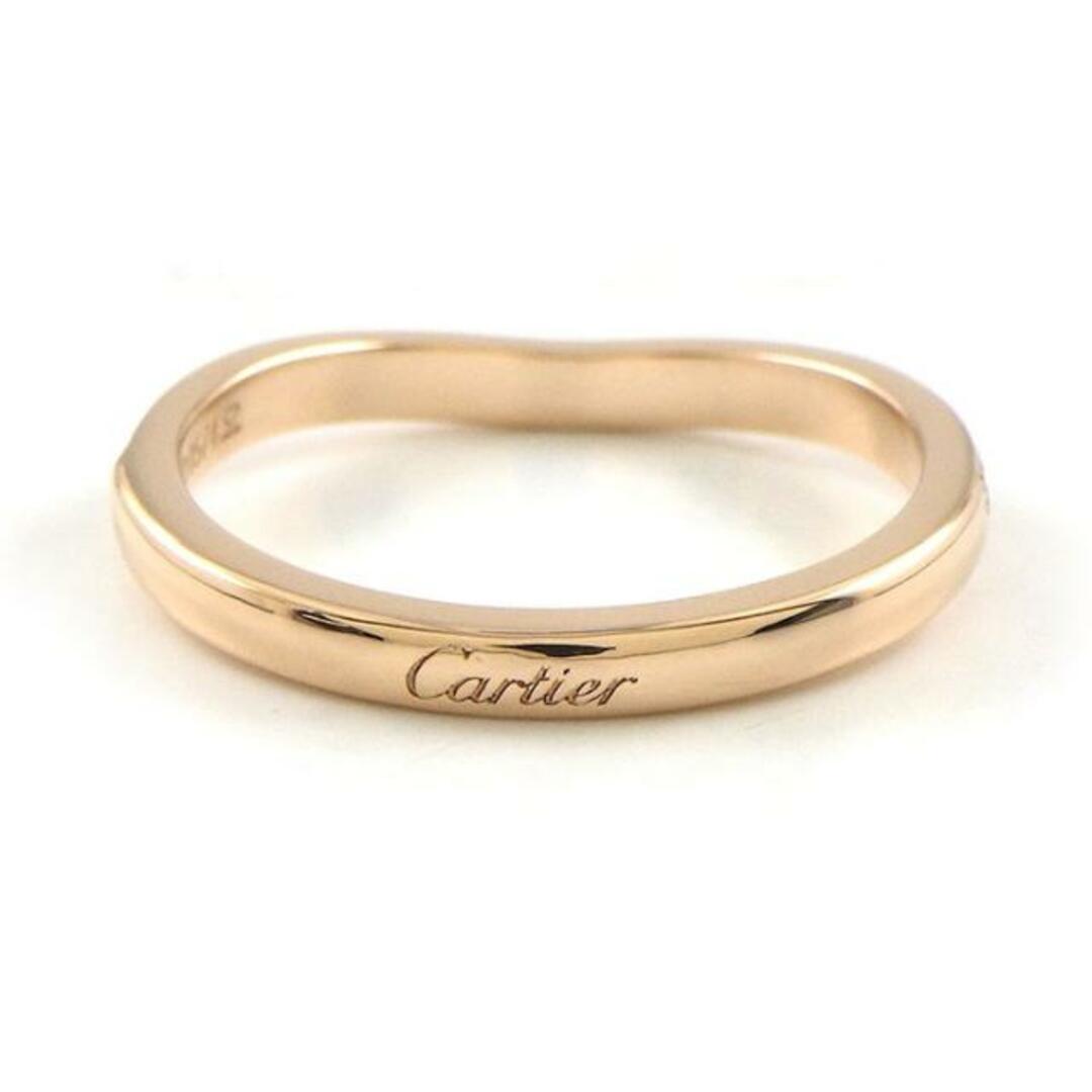 Cartier(カルティエ)のカルティエ Cartier リング バレリーナ カーブ ウェディング B4098749 ハーフ エタニティ ダイヤモンド K18PG 9号 / #49 【箱・保付き】 【中古】 レディースのアクセサリー(リング(指輪))の商品写真