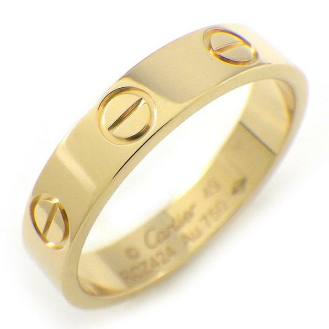 Cartier(カルティエ)のカルティエ Cartier リング ミニ ラブ B4085049 K18YG 9号 / #49 【中古】 レディースのアクセサリー(リング(指輪))の商品写真