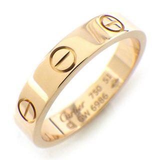 カルティエ(Cartier)のカルティエ Cartier リング ミニ ラブ B4085251 K18PG 11号 / #51 【中古】(リング(指輪))